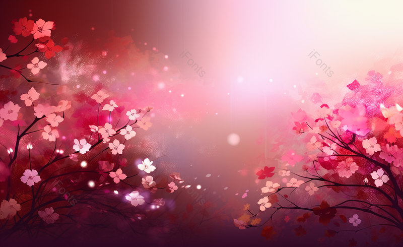 渐变花卉节日手绘母亲节唯美落花插画背景卡通母亲节高清插画,插画/手绘图,插画/手绘图库,插画/手绘图下载,插画/手绘